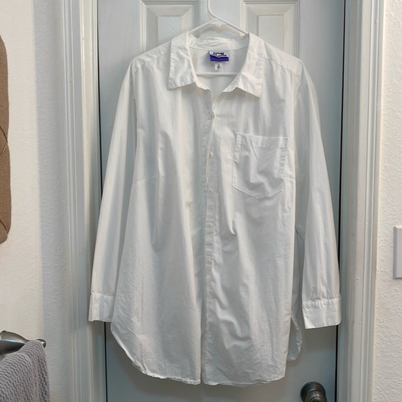 Future collective x Kahalana Barfield White button down shirt 1x - Picture 1 of 6
